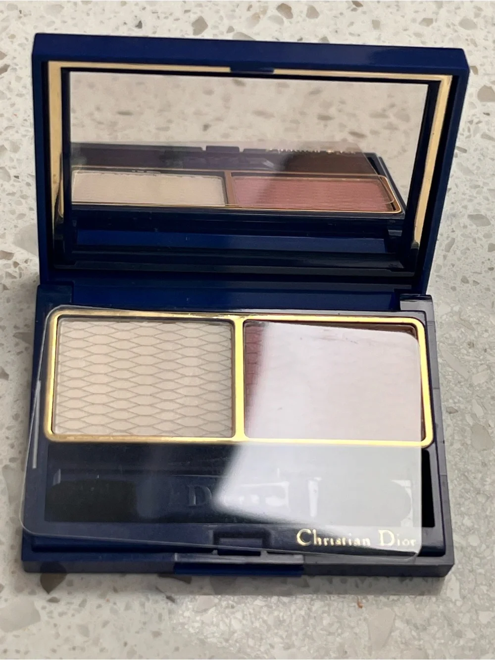 Dior Eyeshadow Duo — Soft Pink & Pearl Highlight